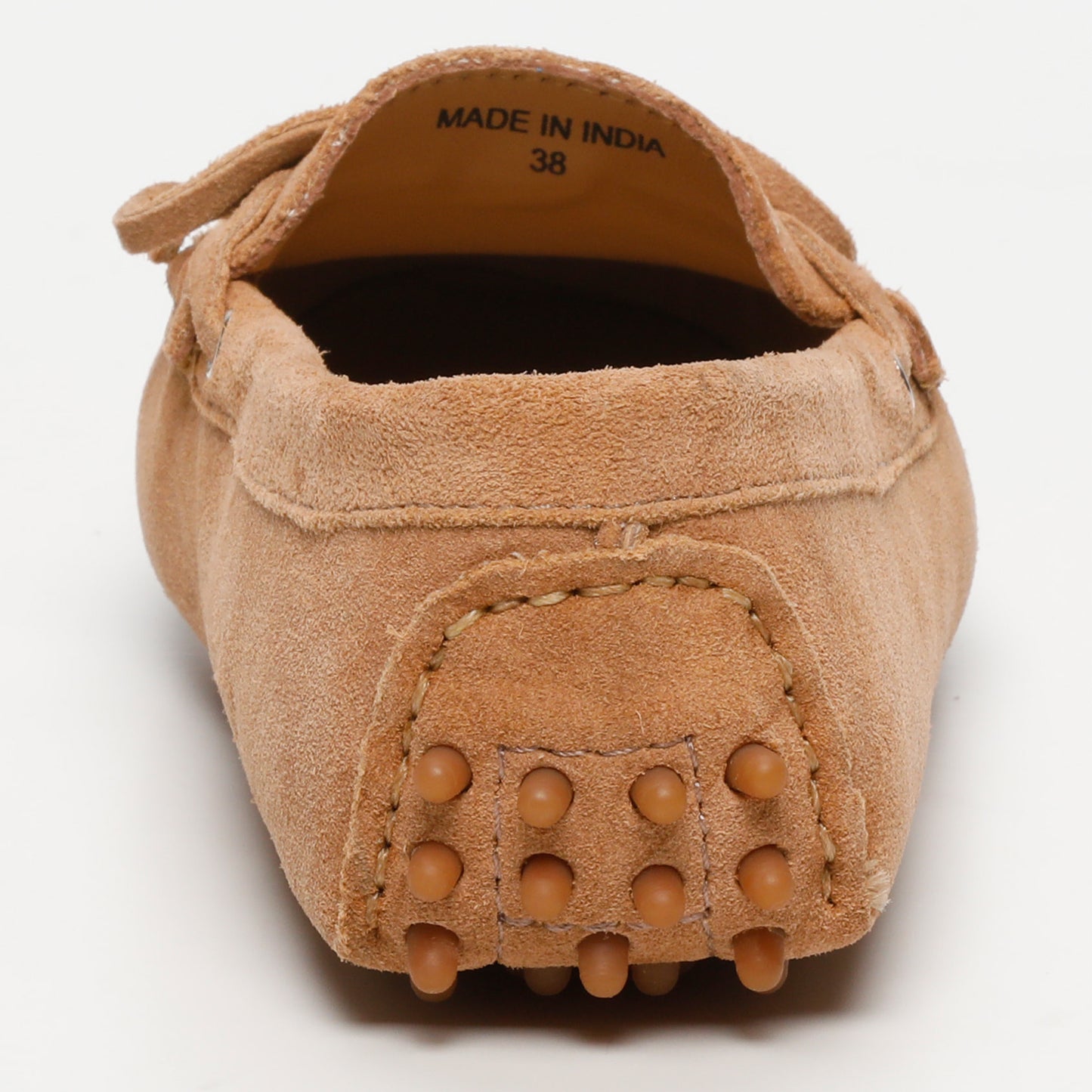 KATE mocassins à lacets pêche