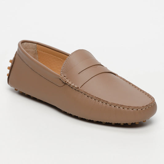 WALES mocassins classiques noisette