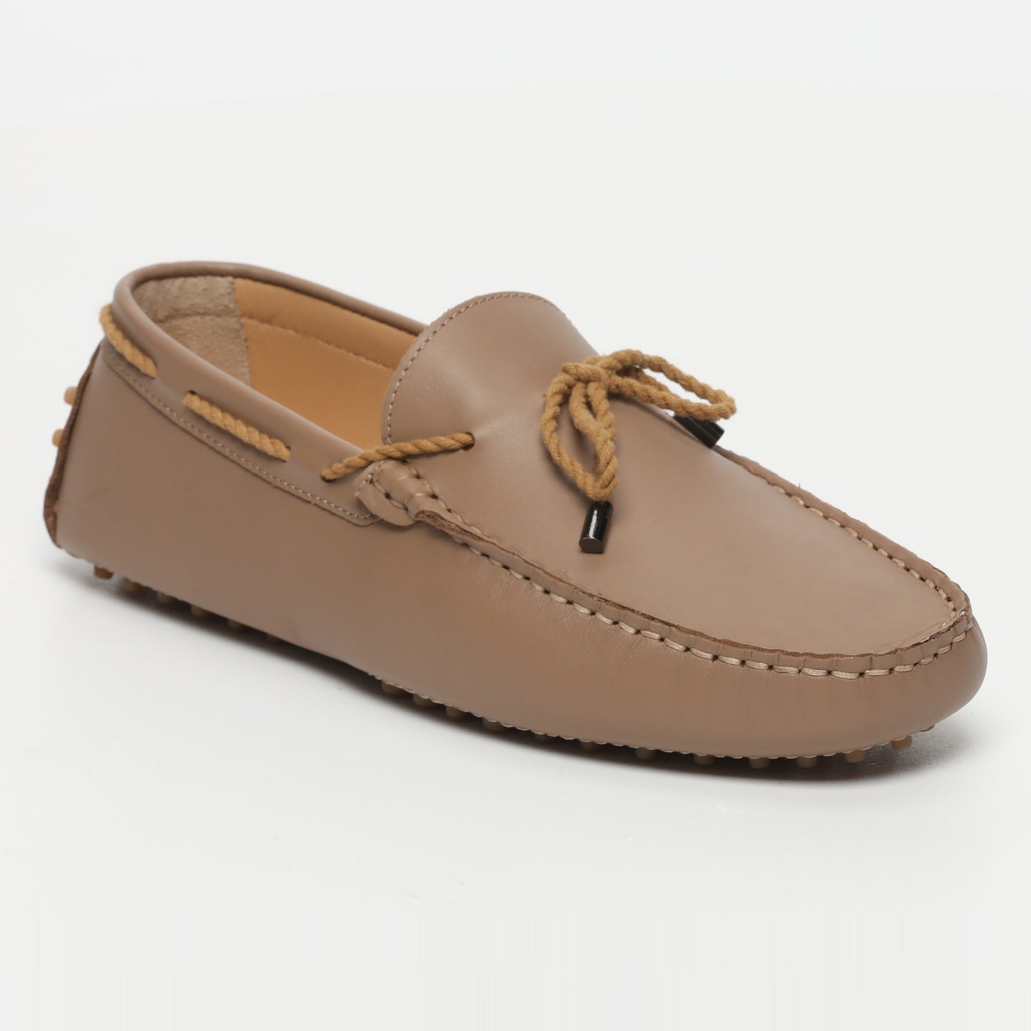 YORK mocassins à lacets noisette