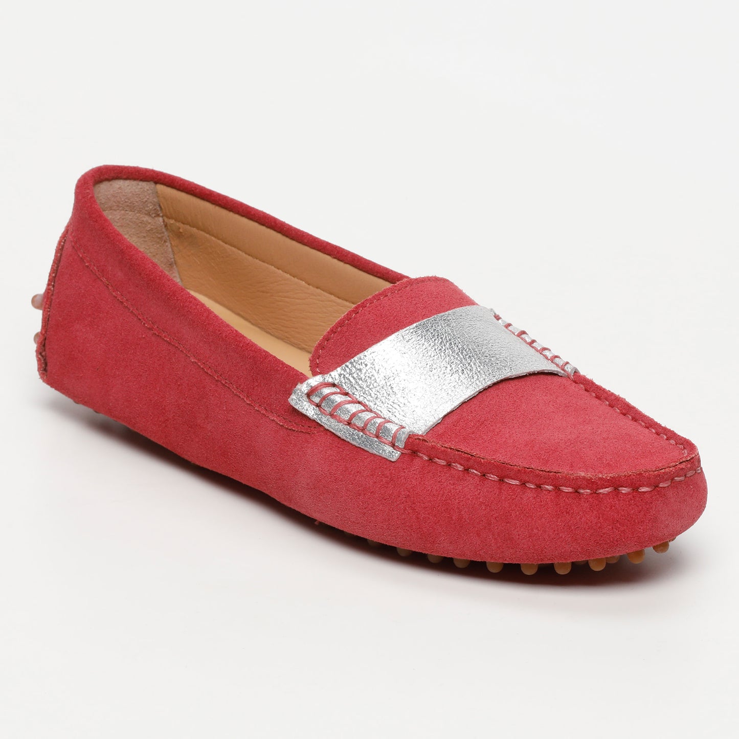 MELOA mocassins fantaisies magenta