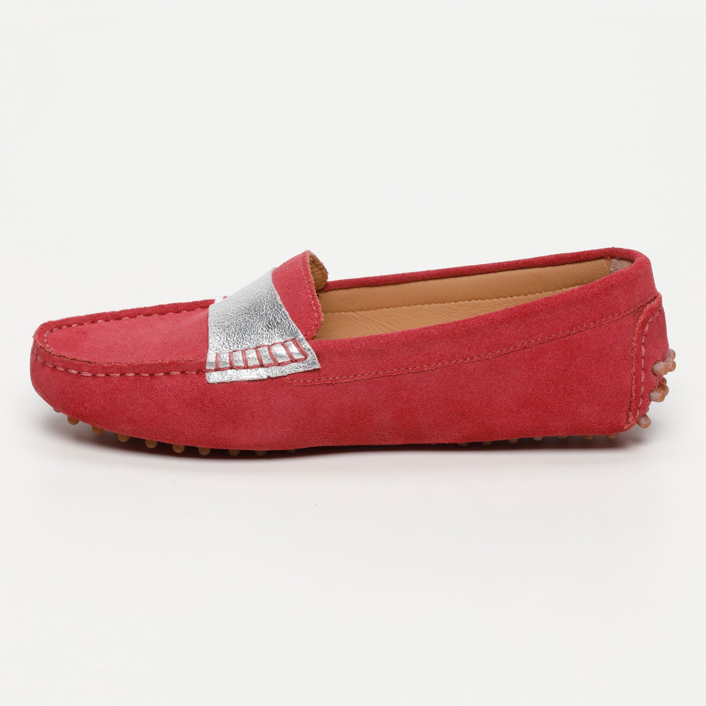 MELOA mocassins fantaisies magenta