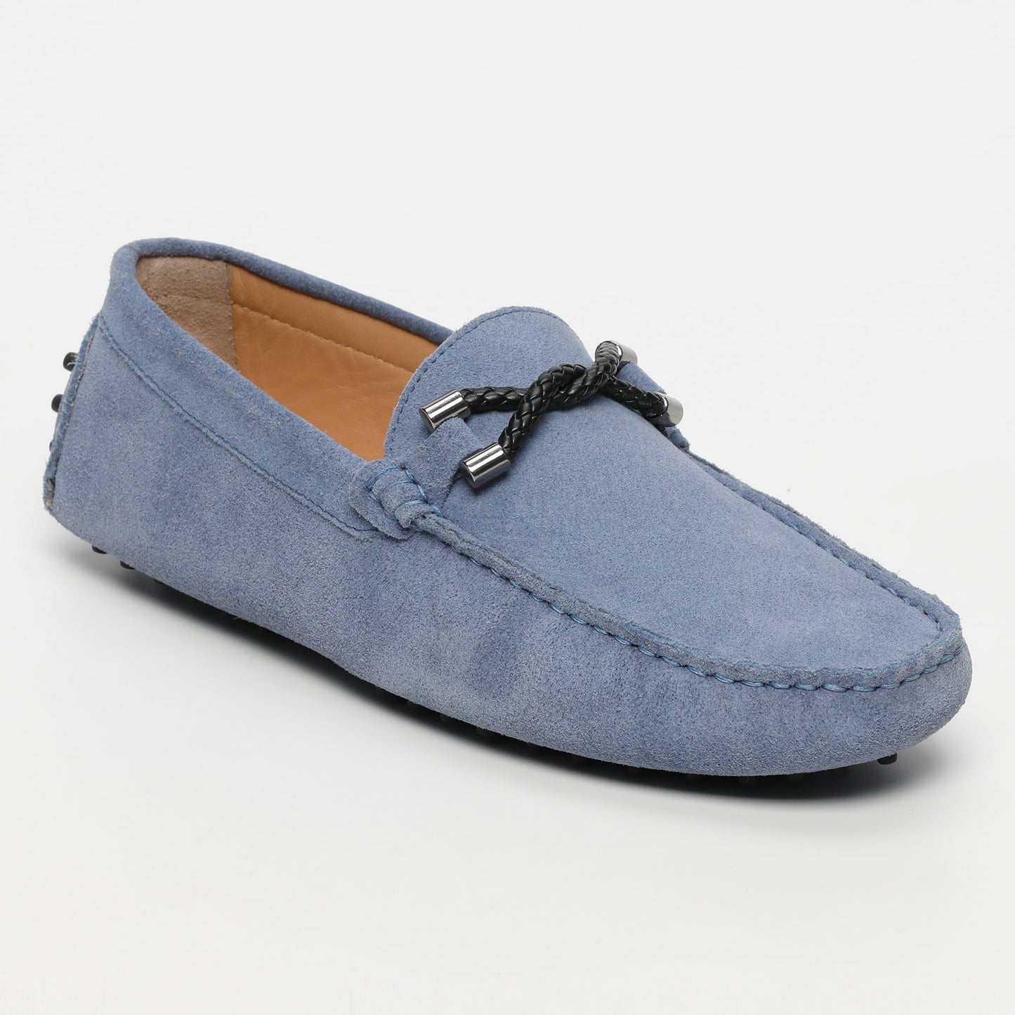PHILLIP mocassins fantaisies bleu denim