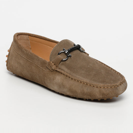 FELIX mocassins fantaisies kaki et brun