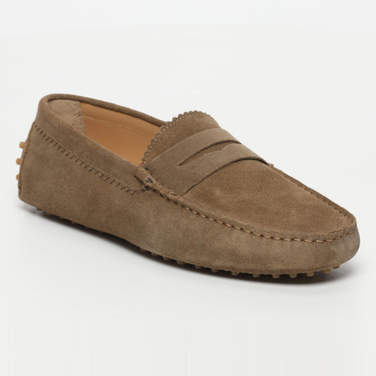 LEW mocassins classiques kaki et brun