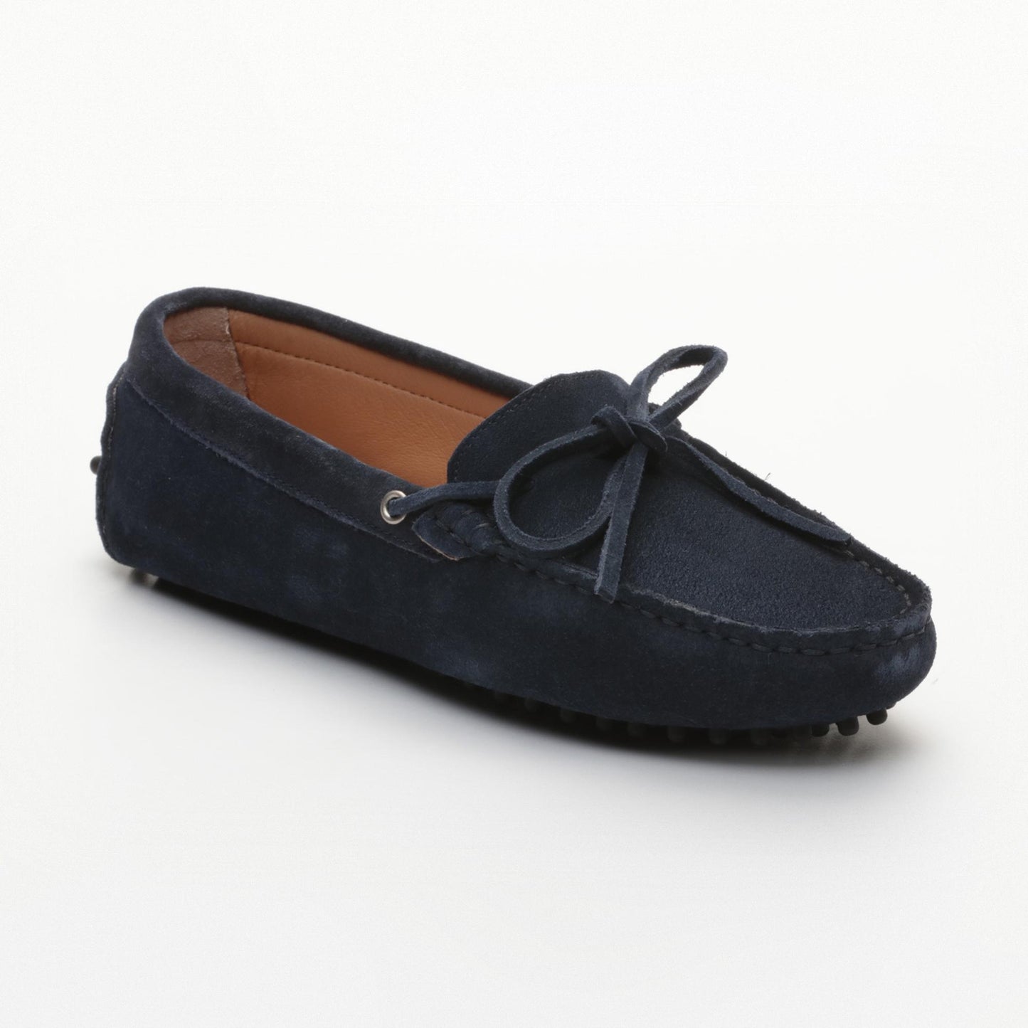 KATE mocassins à lacets bleu sargasso