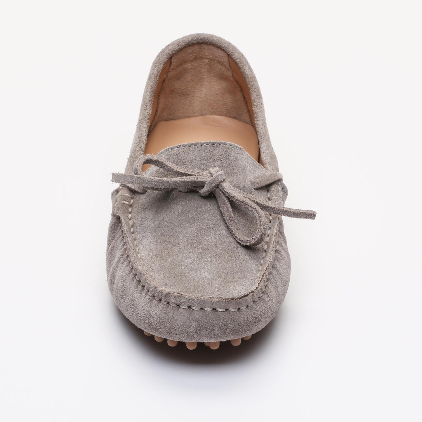 KATE mocassins à lacets gris clair