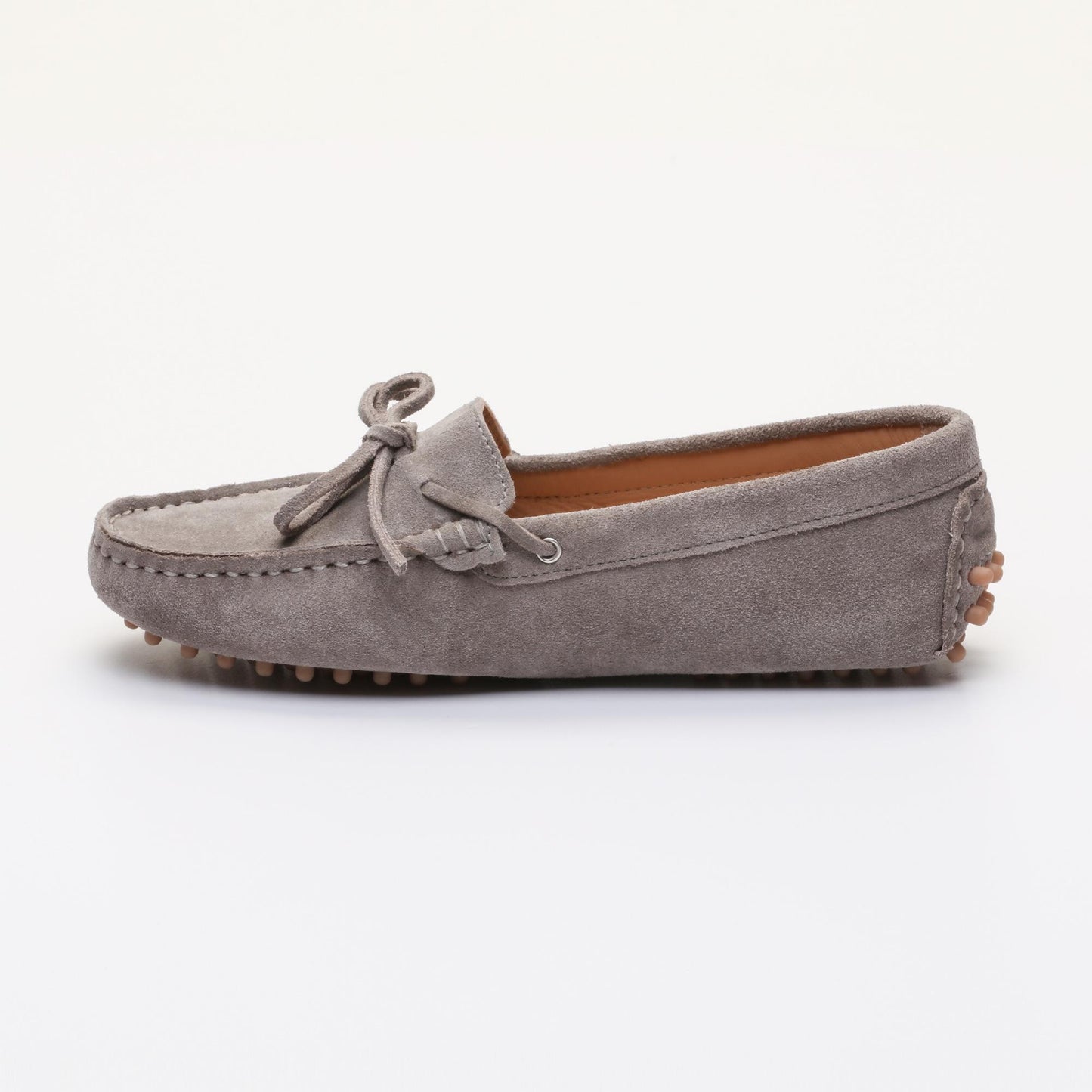 KATE mocassins à lacets gris clair