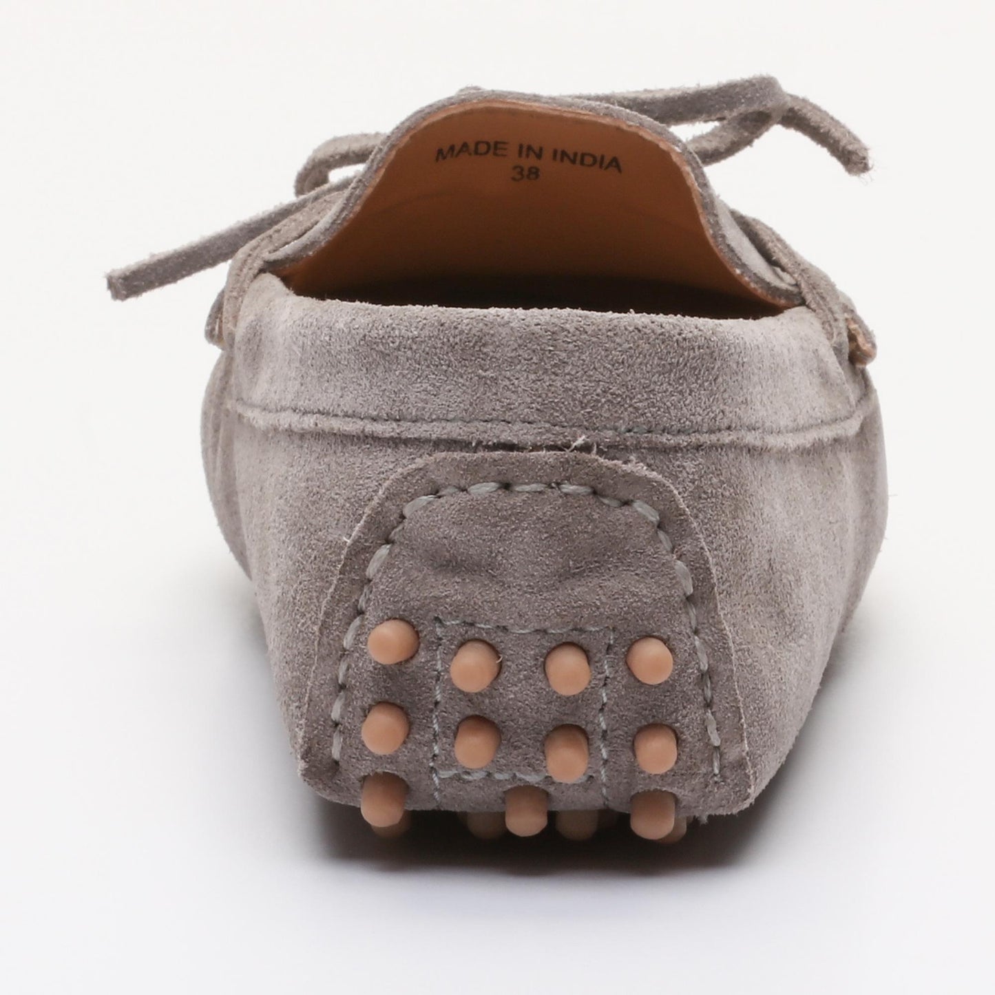 KATE mocassins à lacets gris clair