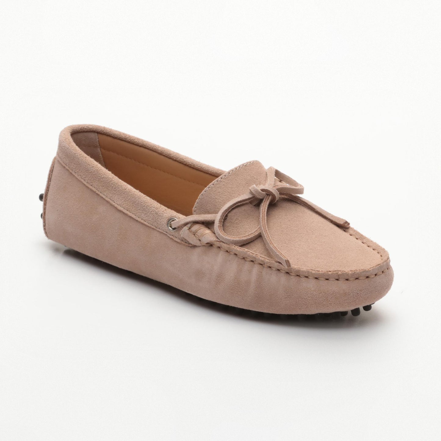 KATE mocassins à lacets vieux rose clair