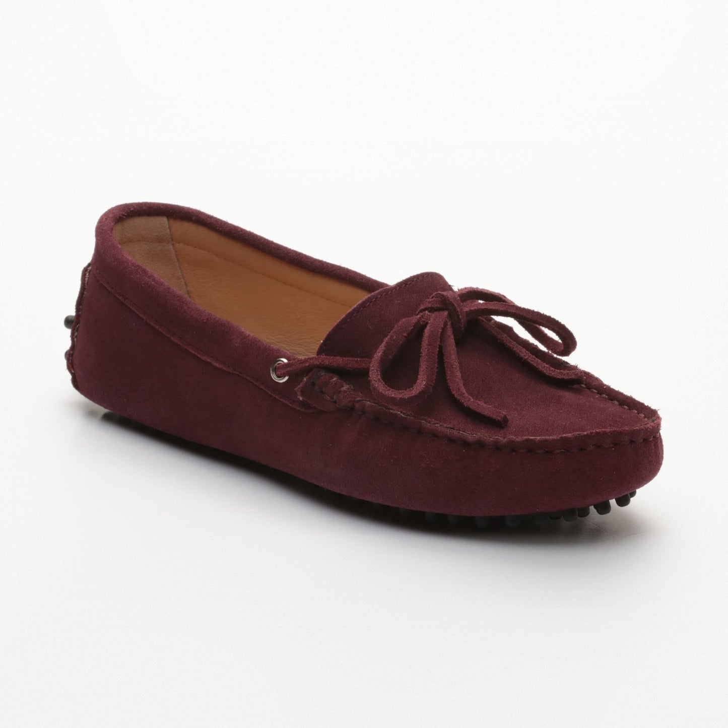 KATE mocassins à lacets violet foncé