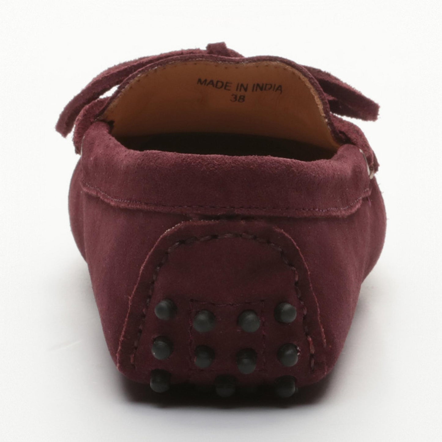 KATE mocassins à lacets violet foncé