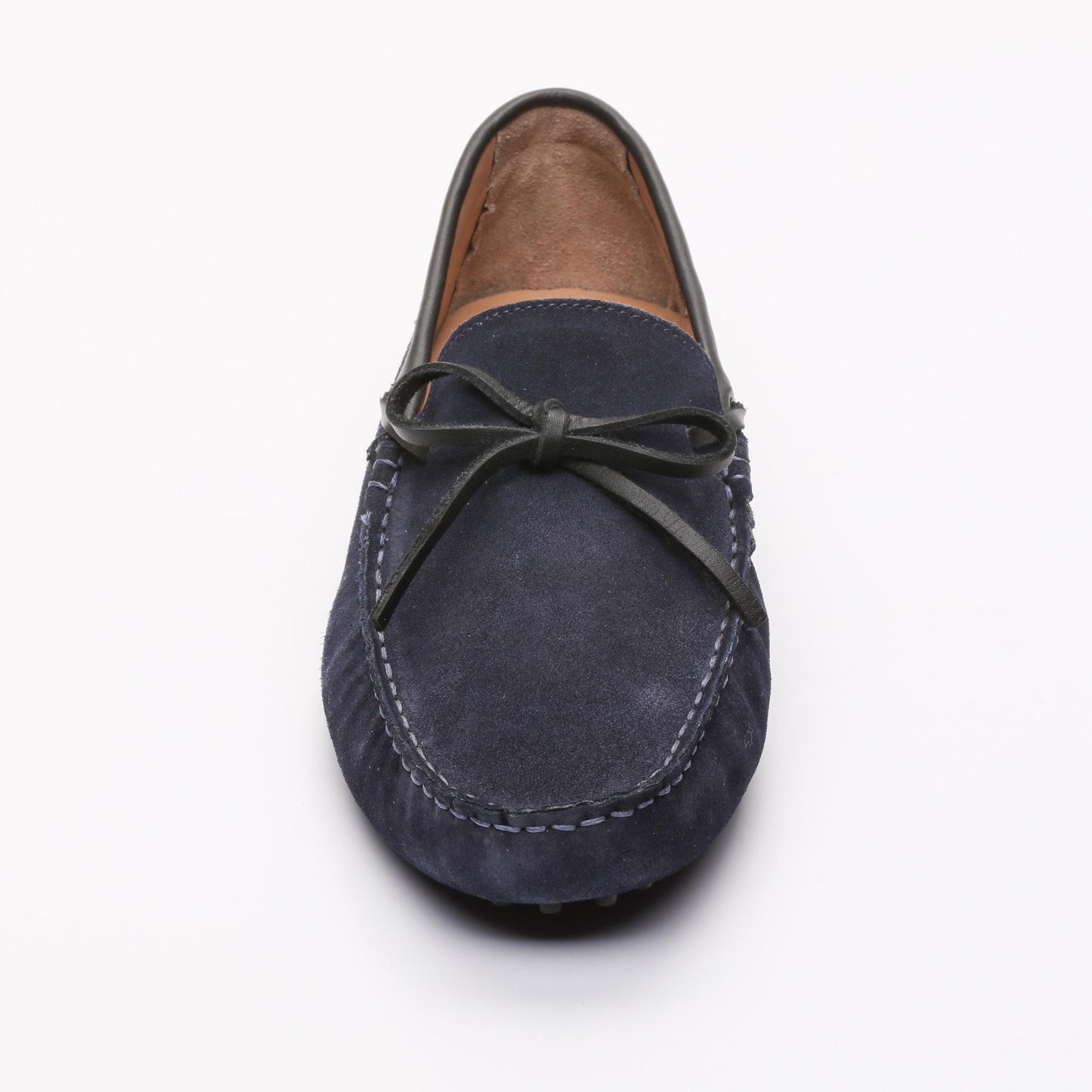 KENT mocassins à lacets marine et noir