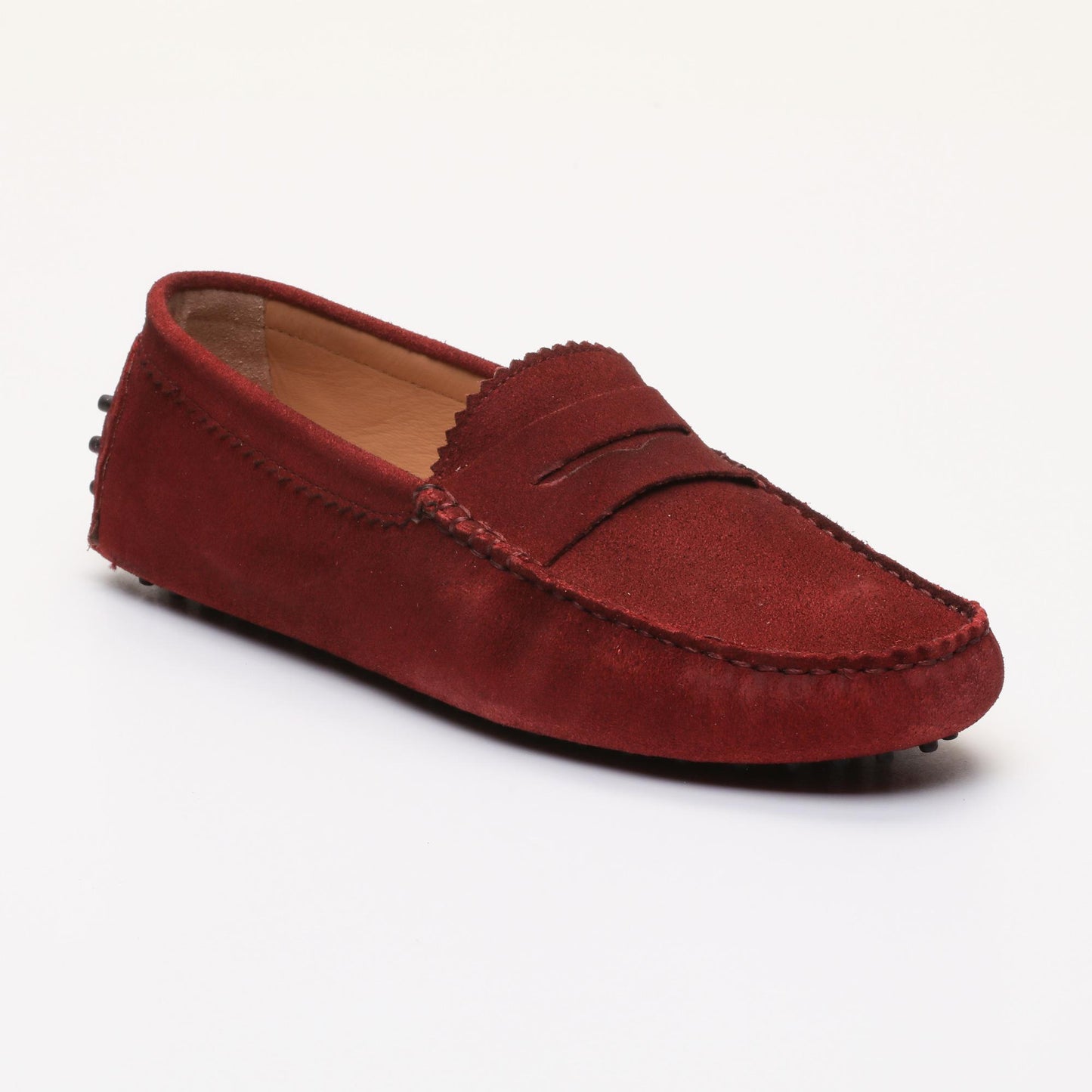 LEW mocassins classiques bordeaux
