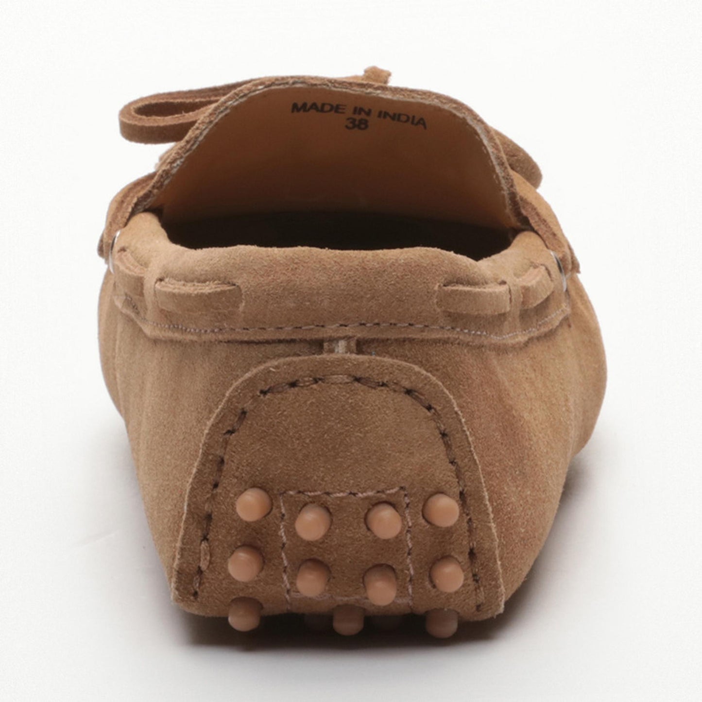 LILY mocassins à pompons creme