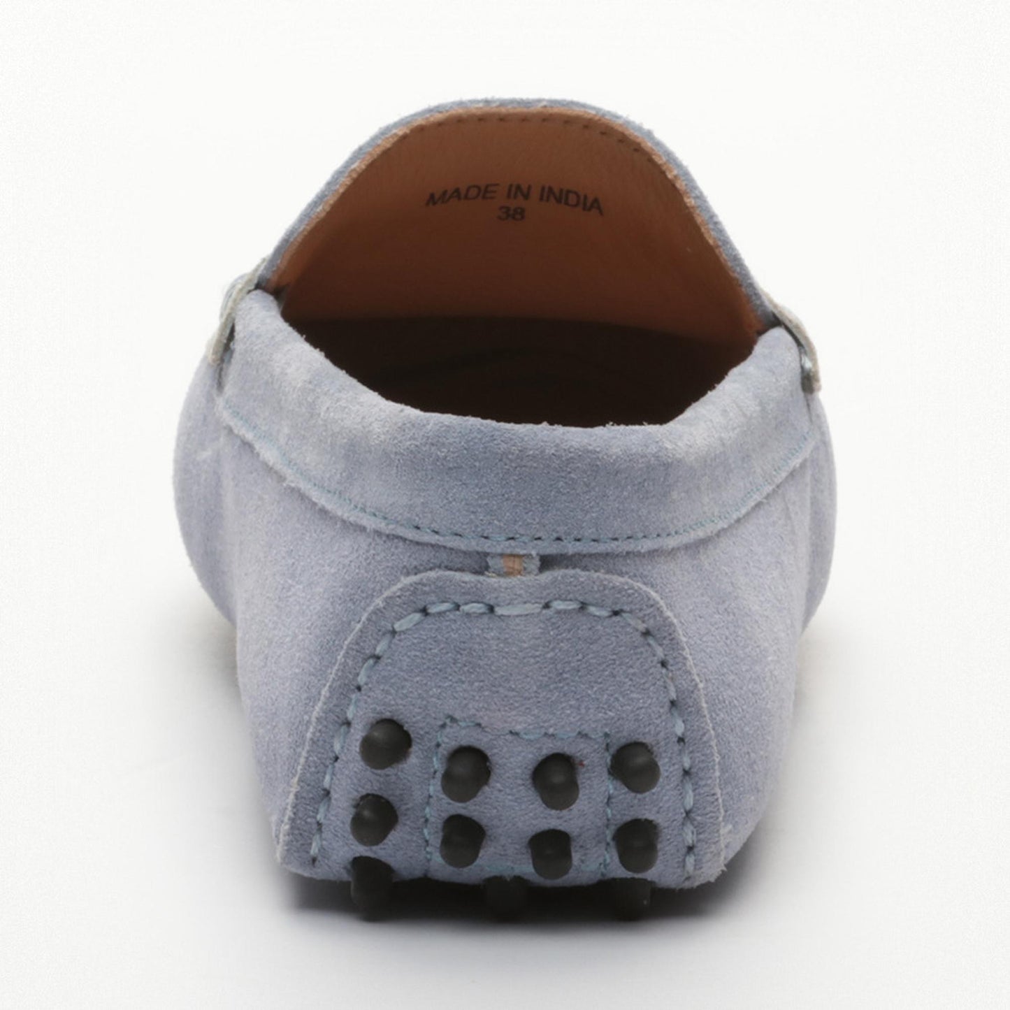 MELOA mocassins fantaisies ciel et argent