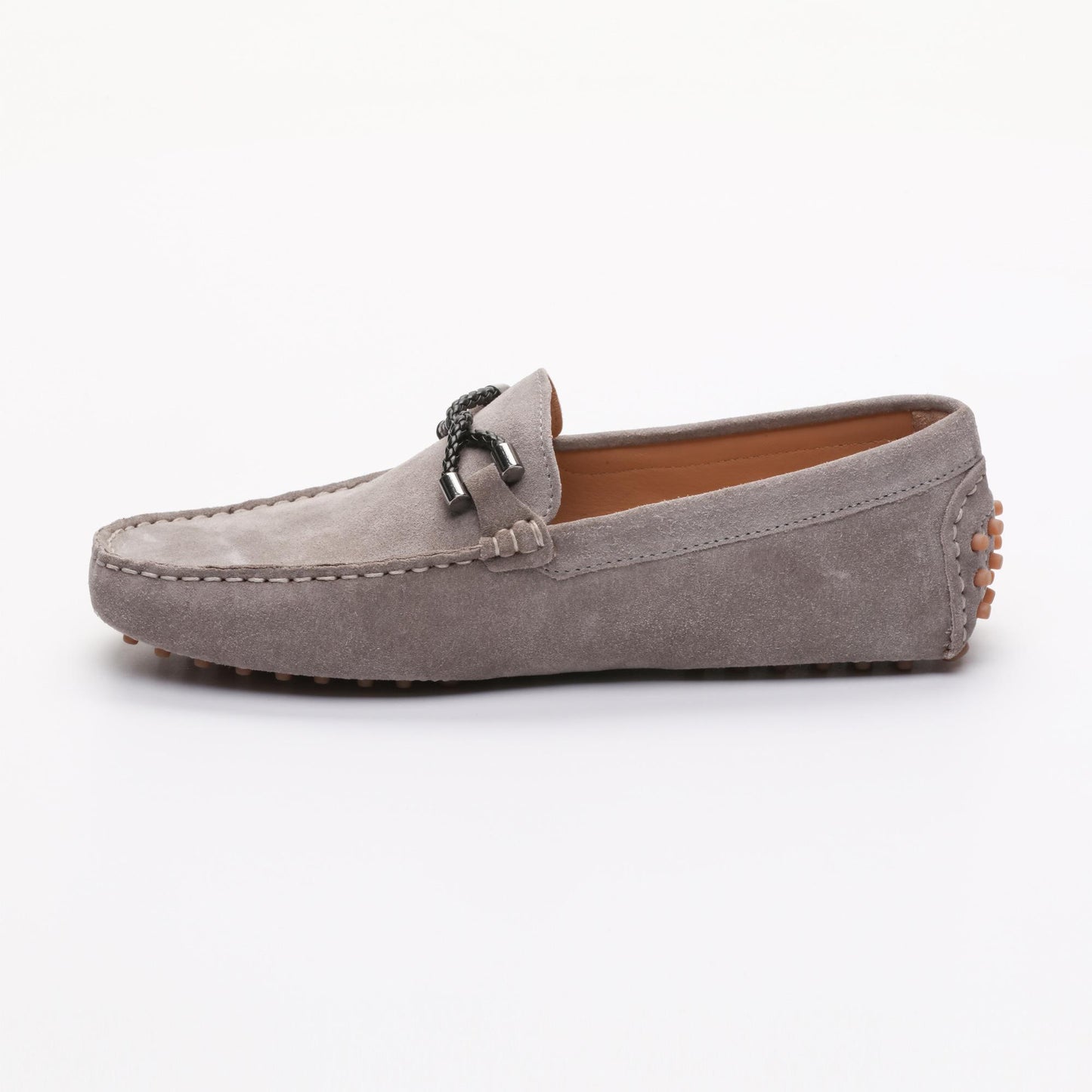 PHILLIP mocassins fantaisies gris clair