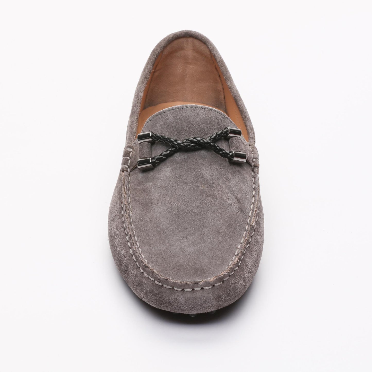 PHILLIP mocassins fantaisies gris foncé