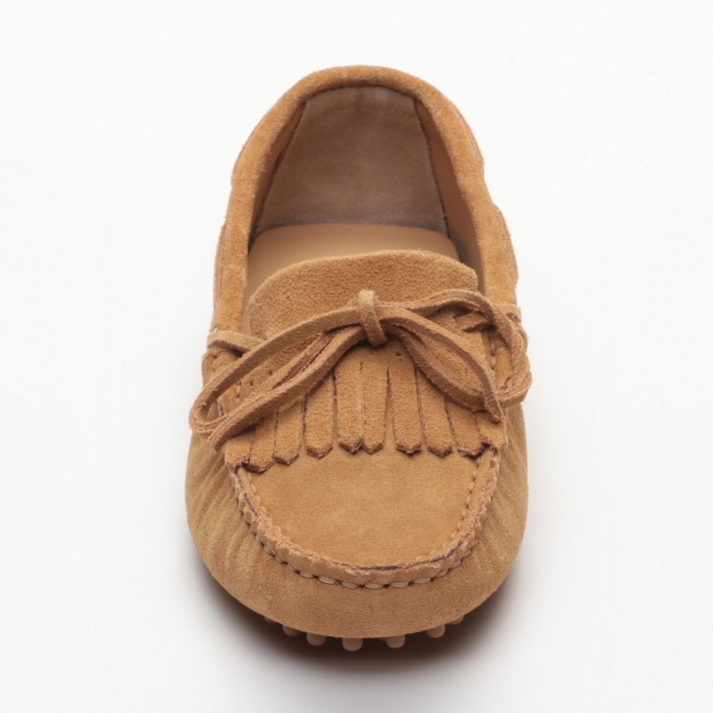POWYS mocassins à lacets cognac