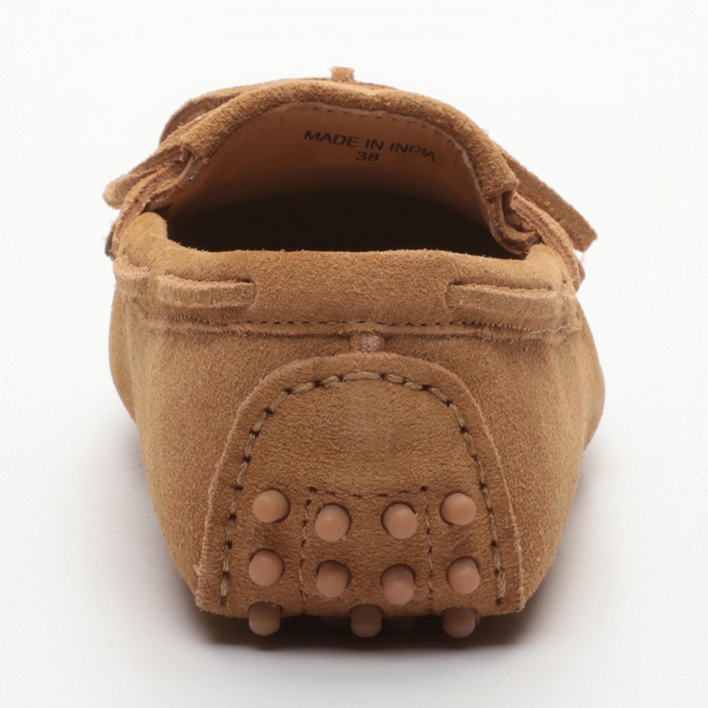 POWYS mocassins à lacets cognac