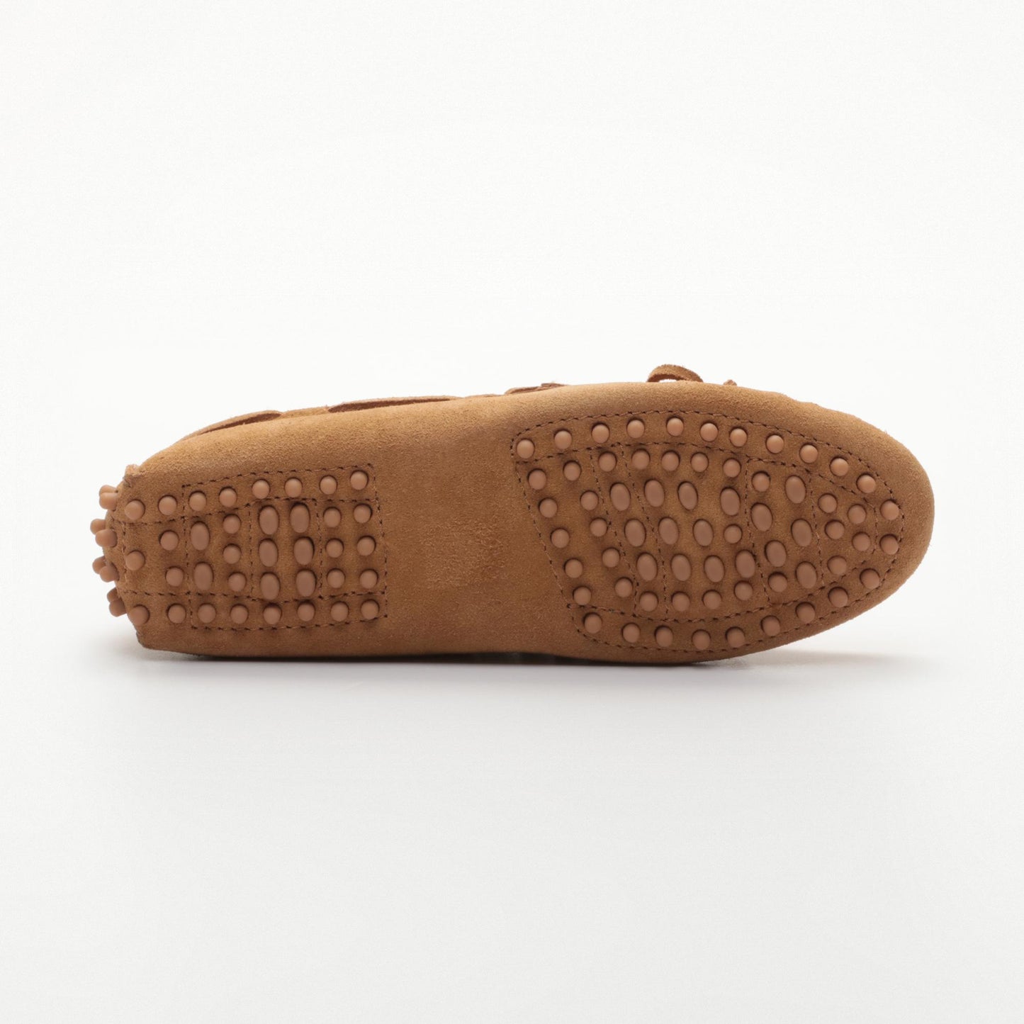 POWYS mocassins à lacets cognac