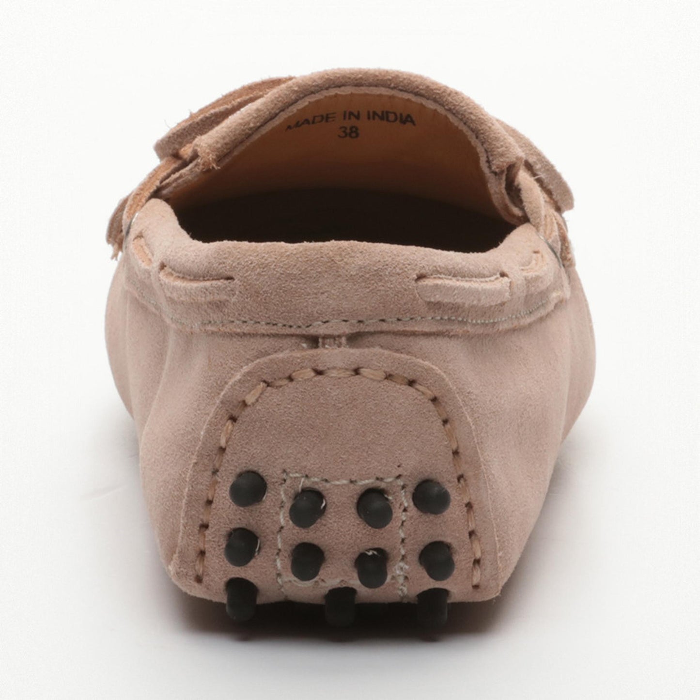 POWYS mocassins à lacets vieux rose