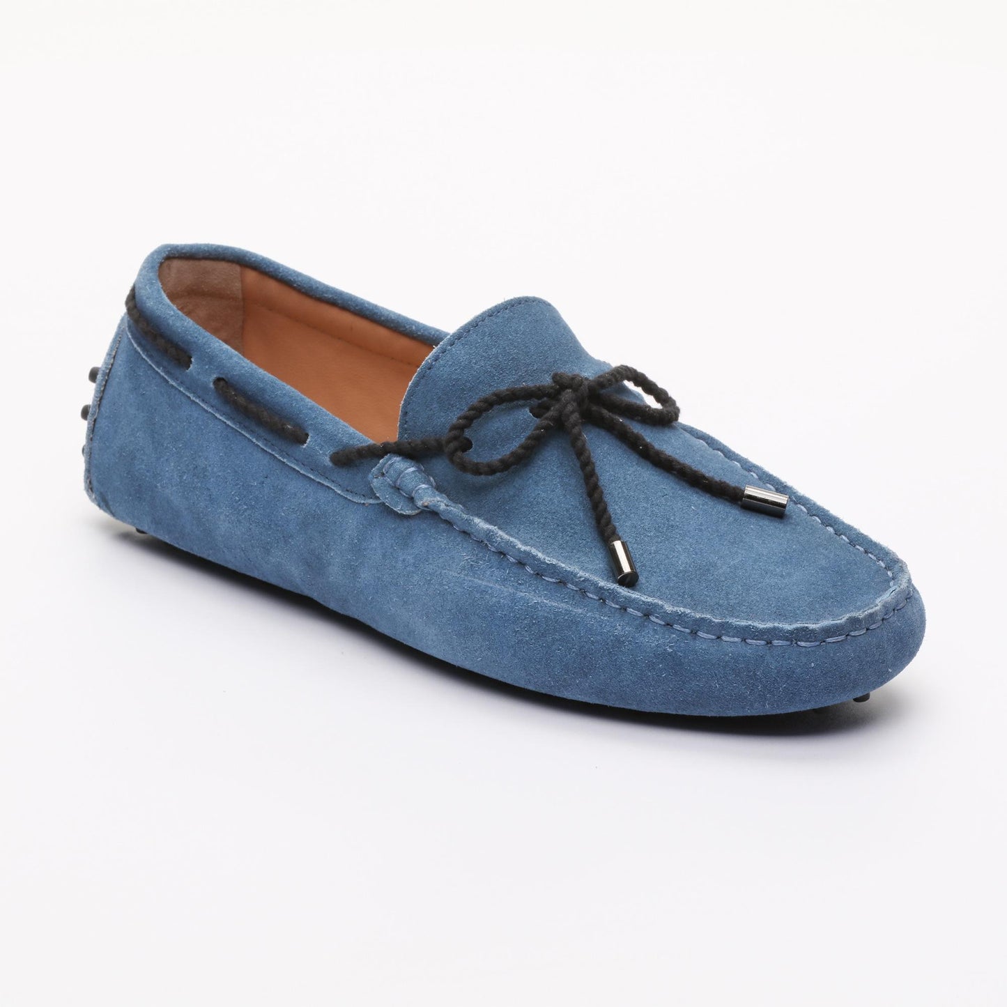 YORK mocassins à lacets bleu électrique