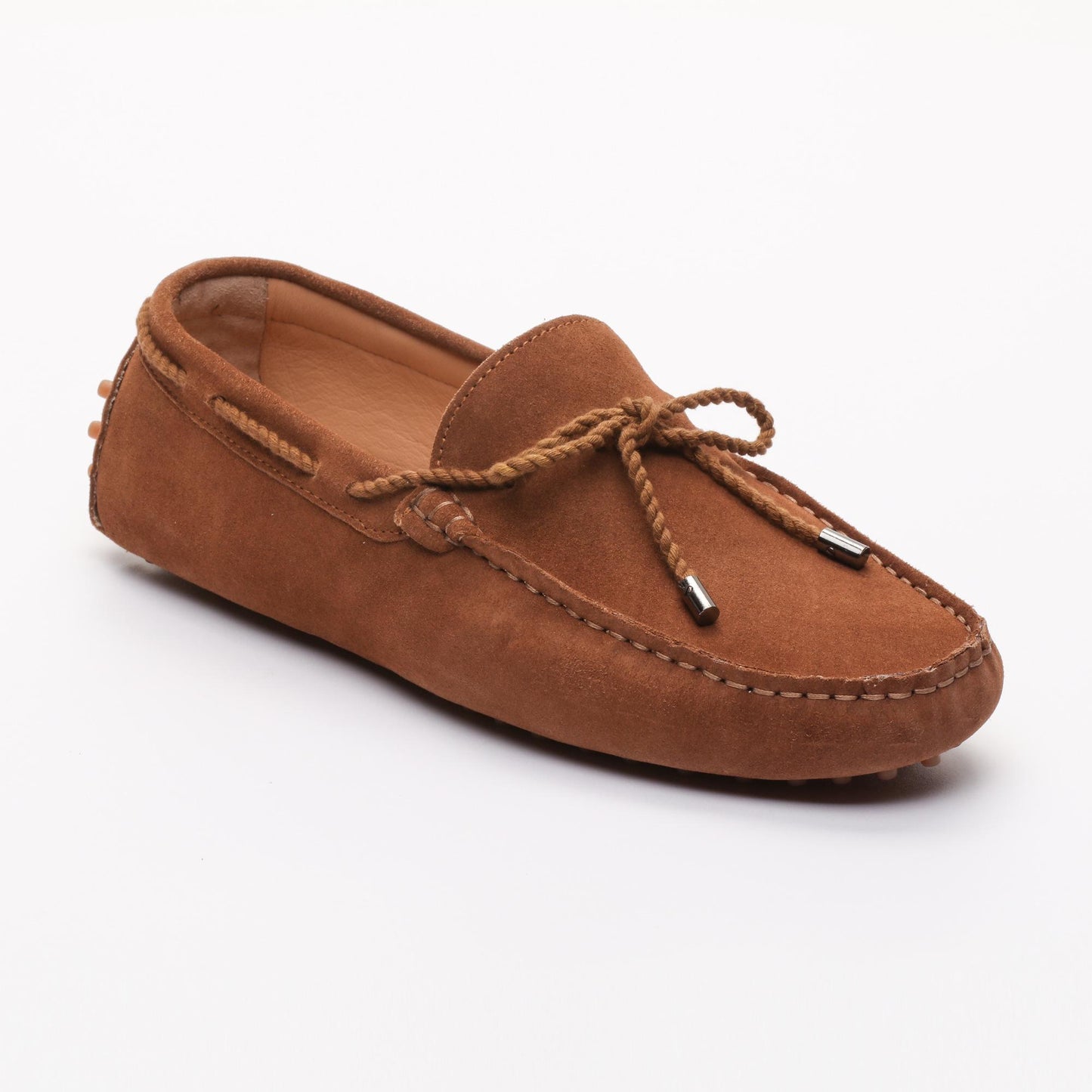 YORK mocassins à lacets camel