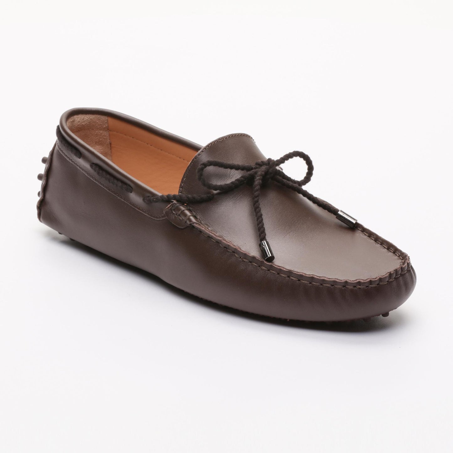 YORK mocassins à lacets chocolat