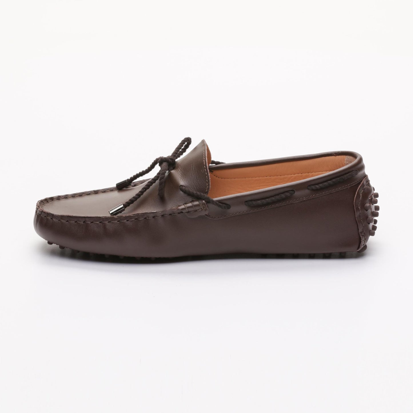 YORK mocassins à lacets chocolat