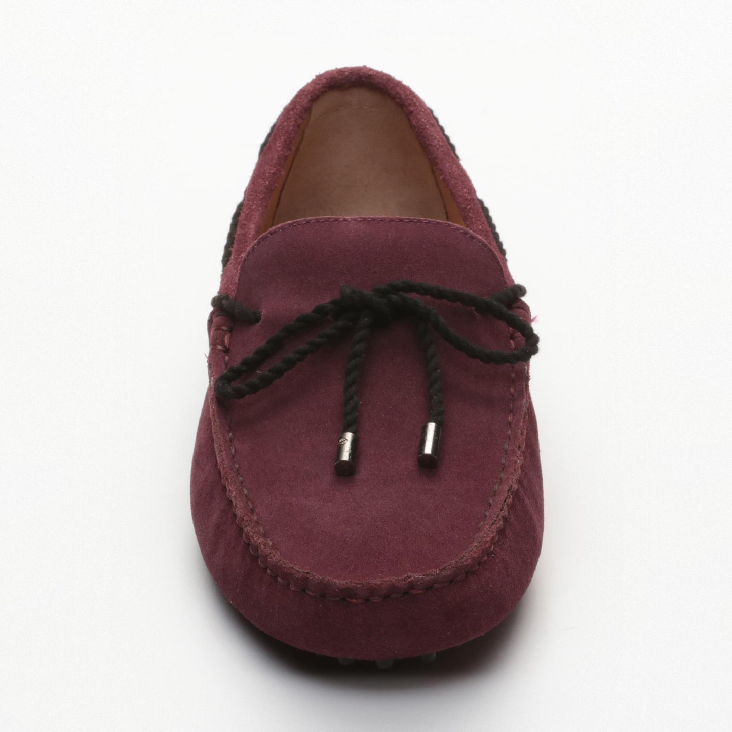 YORK mocassins à lacets violet foncé