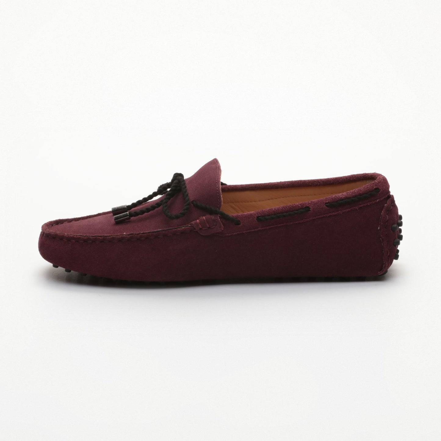 YORK mocassins à lacets violet foncé